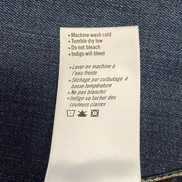 PAIGE Jeans, Verdugo Ankle, Dark Wash, Light Distress, Raw Hem. Women’s Size 27 - Picture 9 of 10